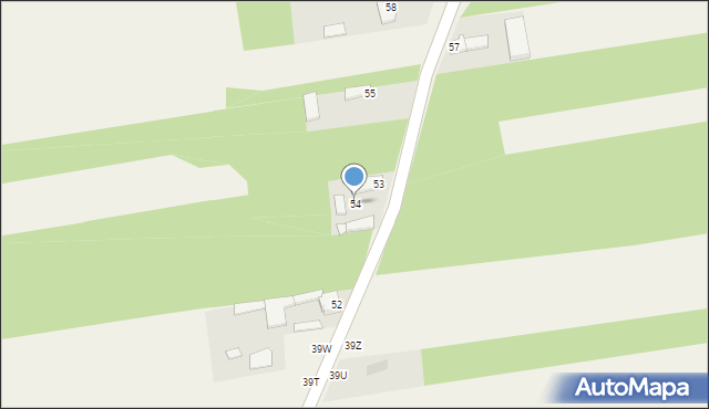 Seligów, Seligów, 54, mapa Seligów