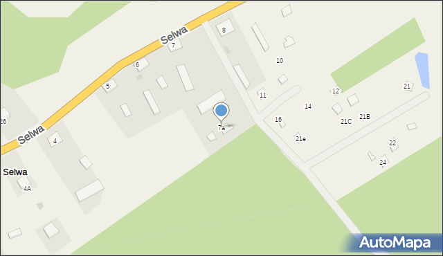 Selwa, Selwa, 7a, mapa Selwa