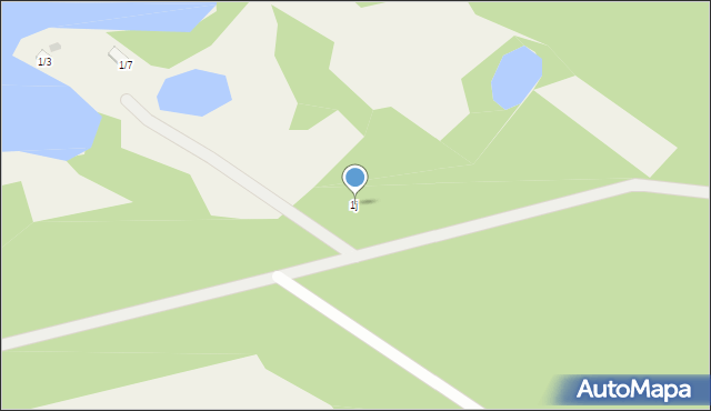 Sendeń Duży, Sendeń Duży, 1j, mapa Sendeń Duży