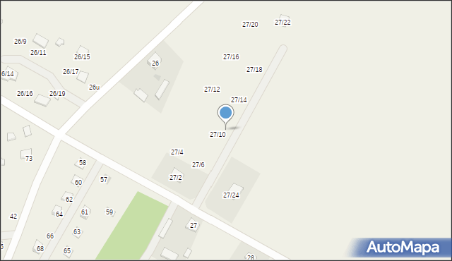 Sendeń Mały, Sendeń Mały, 27/8, mapa Sendeń Mały