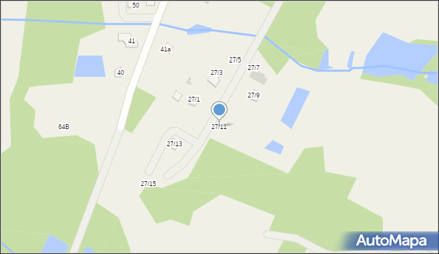 Sendeń Mały, Sendeń Mały, 27e, mapa Sendeń Mały