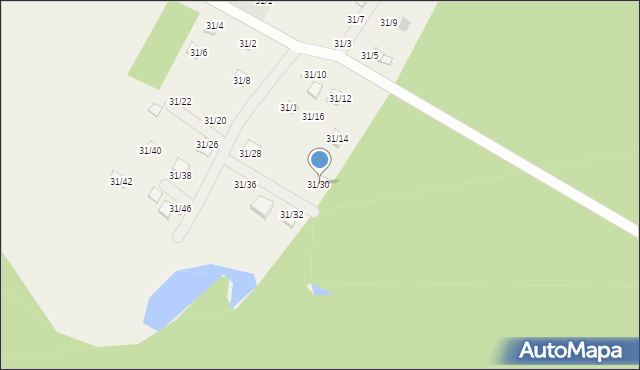 Sendeń Mały, Sendeń Mały, 31/30, mapa Sendeń Mały