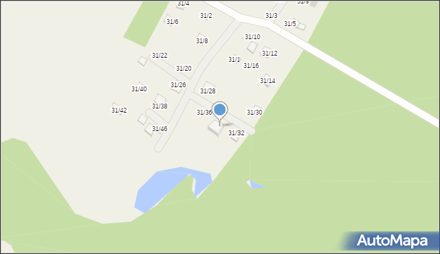 Sendeń Mały, Sendeń Mały, 31/34, mapa Sendeń Mały