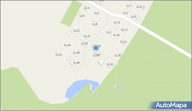 Sendeń Mały, Sendeń Mały, 31/36, mapa Sendeń Mały