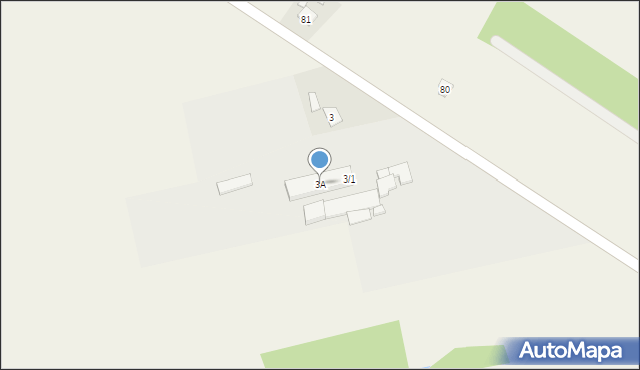 Sendeń Mały, Sendeń Mały, 3A, mapa Sendeń Mały