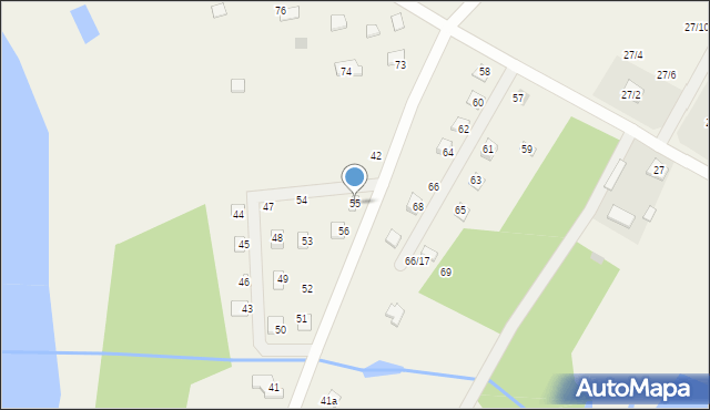 Sendeń Mały, Sendeń Mały, 55, mapa Sendeń Mały