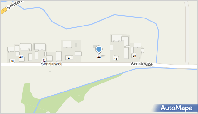 Senisławice, Senisławice, 44, mapa Senisławice