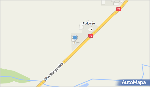 Senisławice, Senisławice, 9, mapa Senisławice