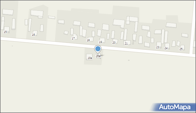 Sępichów, Sępichów, 20a, mapa Sępichów