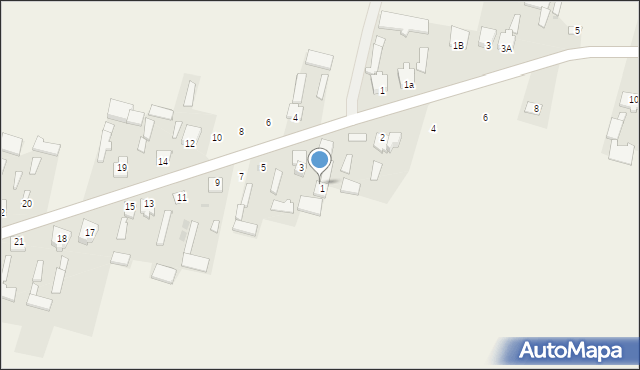 Seredzice, Seredzice, 1a, mapa Seredzice