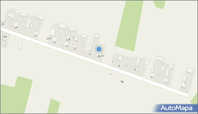 Seredzice-Zawodzie, Seredzice-Zawodzie, 8, mapa Seredzice-Zawodzie