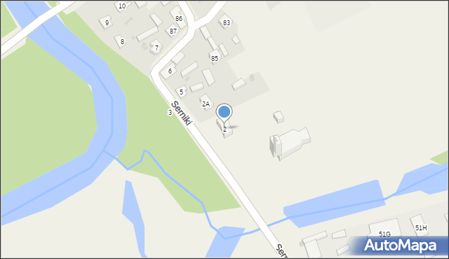 Serniki, Serniki, 2, mapa Serniki