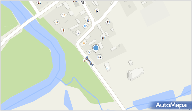 Serniki, Serniki, 4, mapa Serniki