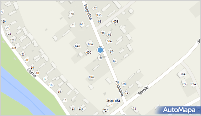 Serniki, Serniki, 68, mapa Serniki