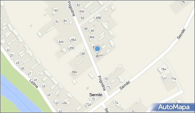 Serniki, Serniki, 69, mapa Serniki