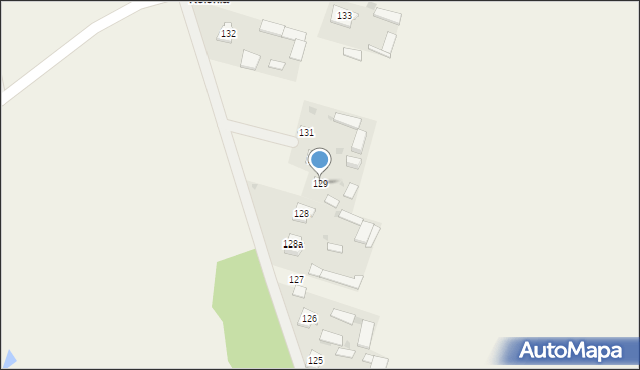 Serock, Serock, 129, mapa Serock