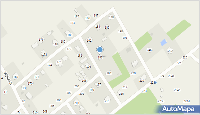 Serock, Serock, 193, mapa Serock