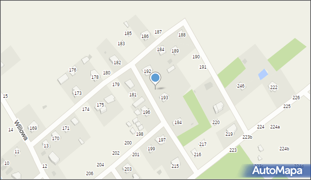 Serock, Serock, 195, mapa Serock