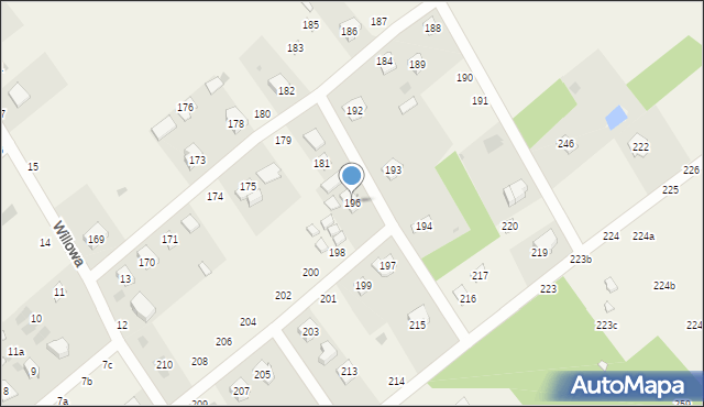 Serock, Serock, 196, mapa Serock