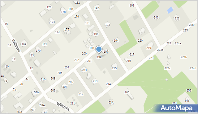 Serock, Serock, 199, mapa Serock