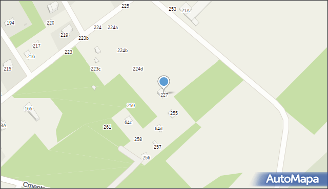 Serock, Serock, 227, mapa Serock