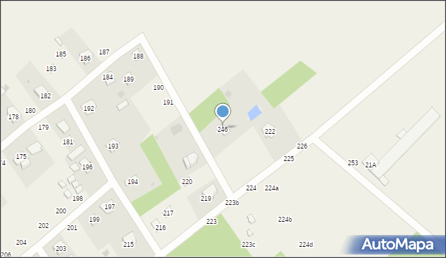 Serock, Serock, 246, mapa Serock