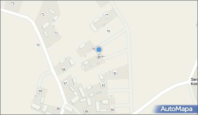 Serock, Serock, 80, mapa Serock