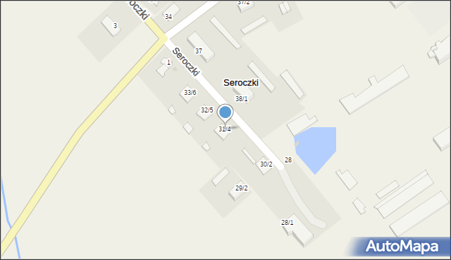 Seroczki, Seroczki, 31/4, mapa Seroczki