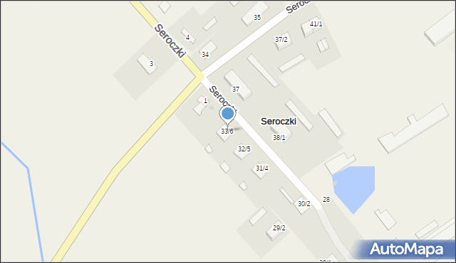 Seroczki, Seroczki, 33/6, mapa Seroczki