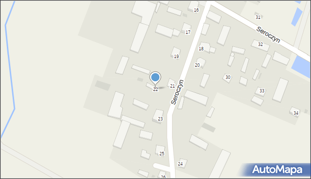 Seroczyn, Seroczyn, 22, mapa Seroczyn