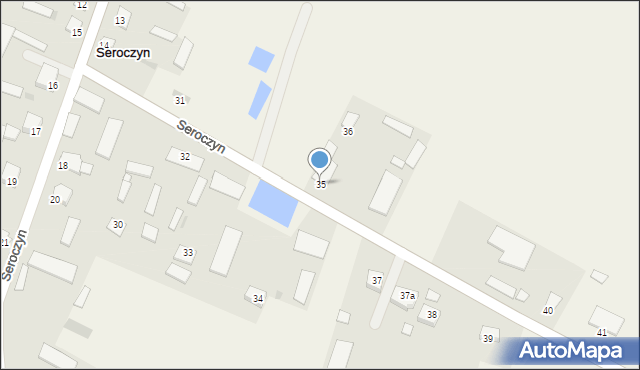 Seroczyn, Seroczyn, 35, mapa Seroczyn