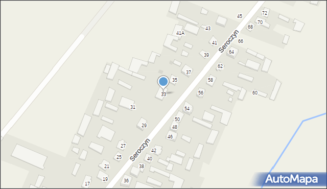 Seroczyn, Seroczyn, 33, mapa Seroczyn