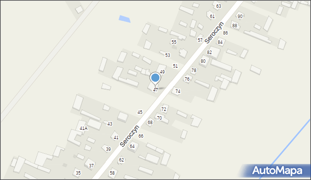 Seroczyn, Seroczyn, 47, mapa Seroczyn