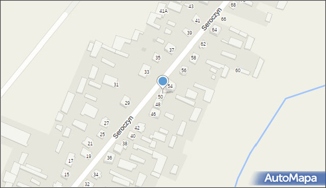 Seroczyn, Seroczyn, 52, mapa Seroczyn