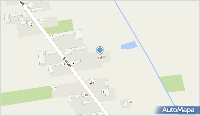 Seroki, Seroki, 13a, mapa Seroki