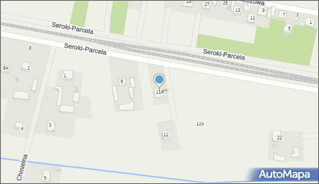 Seroki-Parcela, Seroki-Parcela, 11A, mapa Seroki-Parcela
