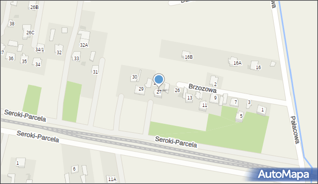 Seroki-Parcela, Seroki-Parcela, 27, mapa Seroki-Parcela