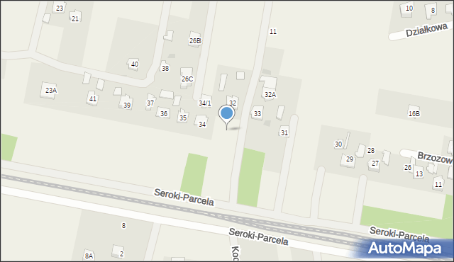 Seroki-Parcela, Seroki-Parcela, 32b, mapa Seroki-Parcela