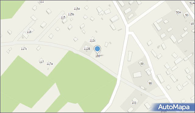 Serpelice, Serpelice, 100, mapa Serpelice