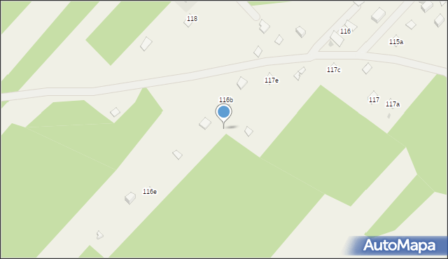 Serpelice, Serpelice, 117f, mapa Serpelice