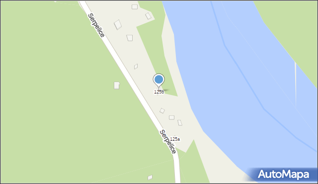 Serpelice, Serpelice, 125b, mapa Serpelice