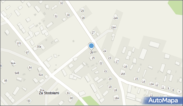 Serpelice, Serpelice, 26, mapa Serpelice