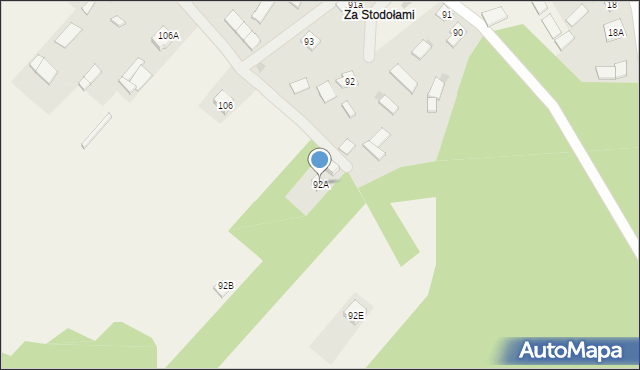 Serpelice, Serpelice, 92A, mapa Serpelice