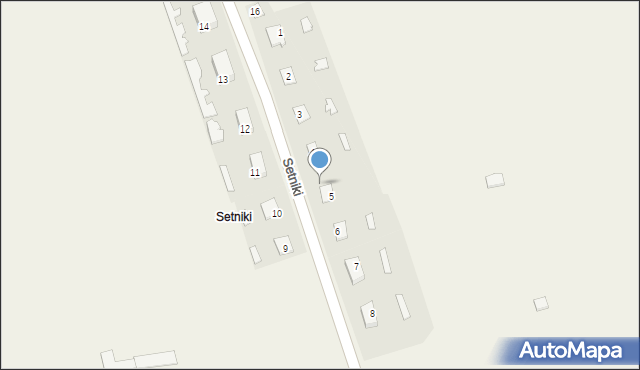 Setniki, Setniki, 5a, mapa Setniki
