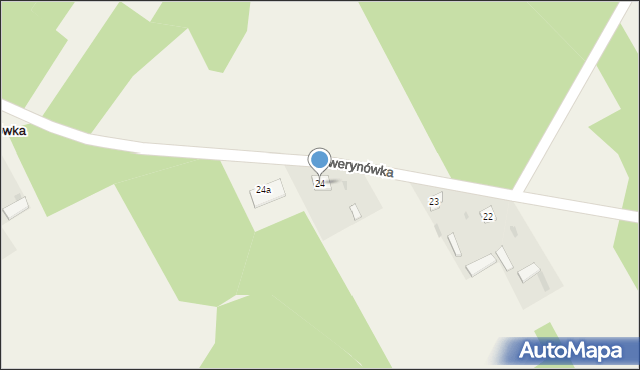 Sewerynówka, Sewerynówka, 24, mapa Sewerynówka