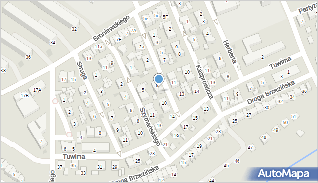 Sieradz, Sempołowskiej Stefanii, 8, mapa Sieradz