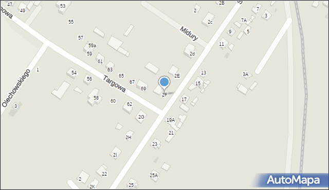 Sierpc, Sempołowskiej Stefanii, 2F, mapa Sierpc