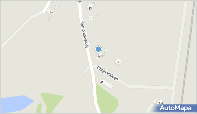 Sierpc, Sempołowskiej Stefanii, 39, mapa Sierpc