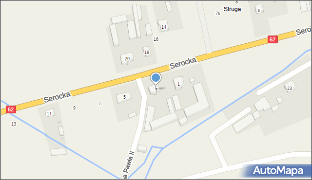 Somianka, Serocka, 3, mapa Somianka