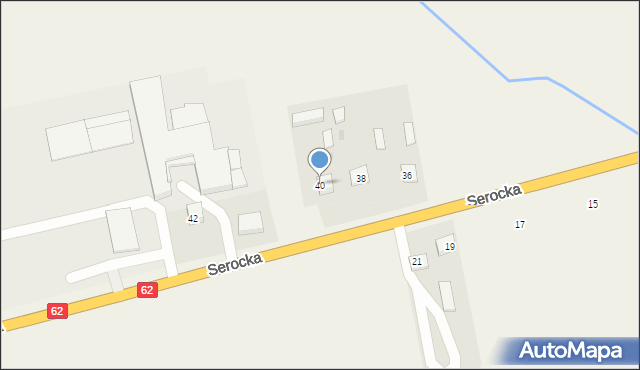 Somianka, Serocka, 40, mapa Somianka